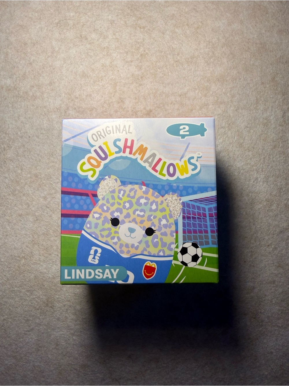#2 McDonald's FIFA World Cup 2026 Lindsey 
Squishmallow Happy Meal Toy NWT